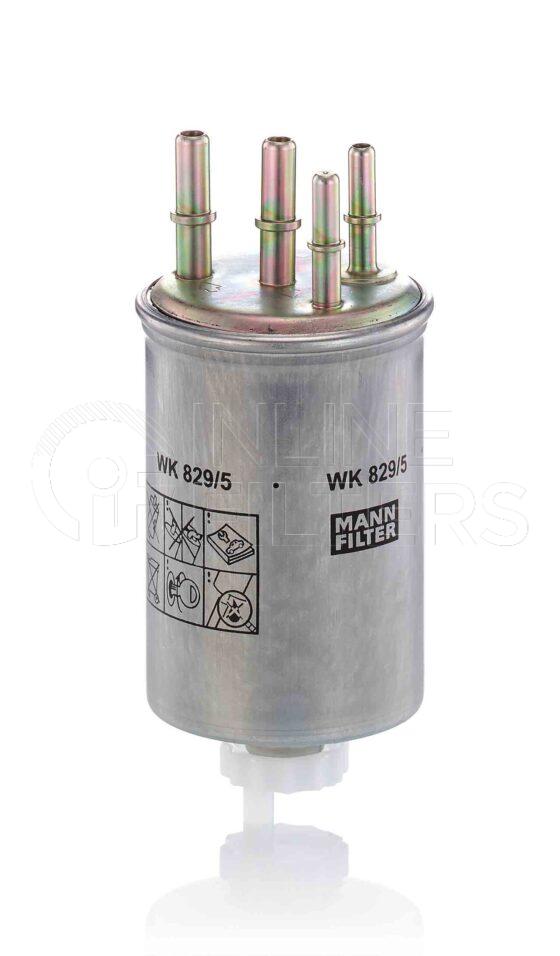 Mann WK 829/5. Filter Type: Fuel.