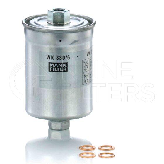 Mann WK 830/6. Filter Type: Fuel.