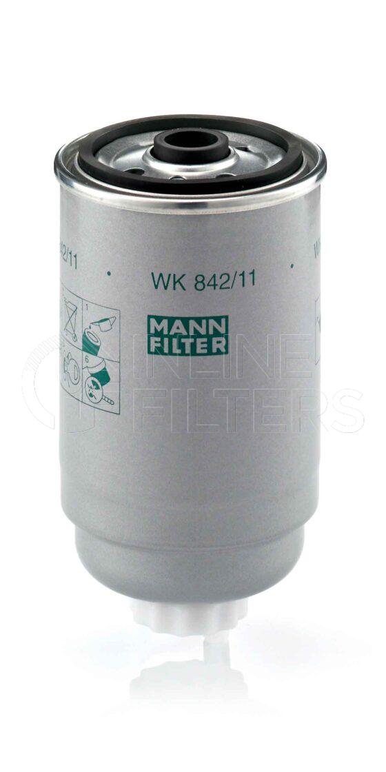 Mann WK 842/11. Filter Type: Fuel.