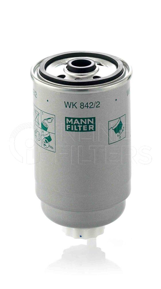 Mann WK 842/2. Filter Type: Fuel.