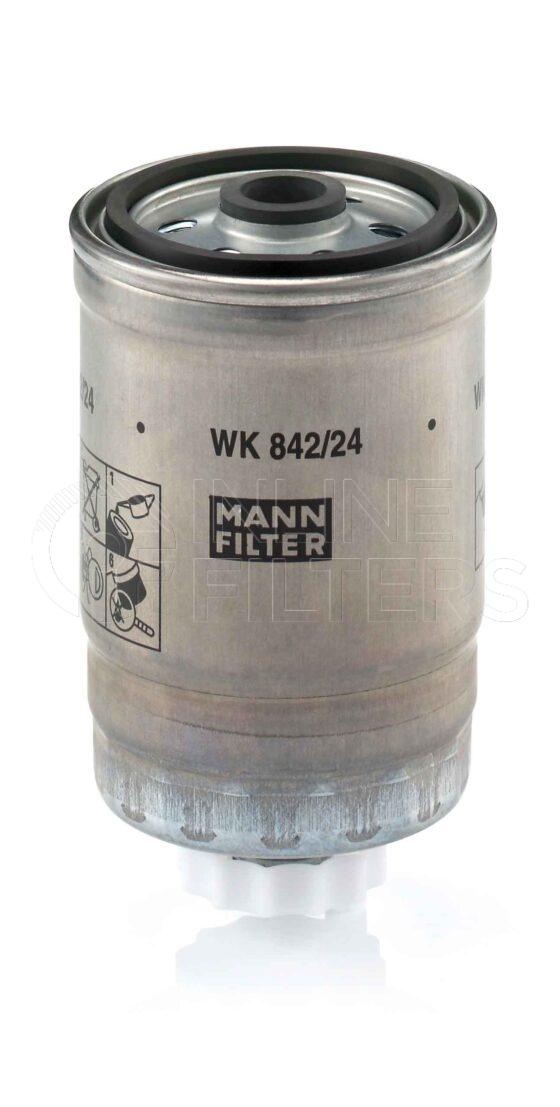 Mann WK 842/24. Filter Type: Fuel.