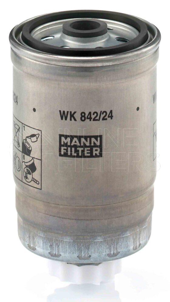 Mann WK 842/24. Filter Type: Fuel.