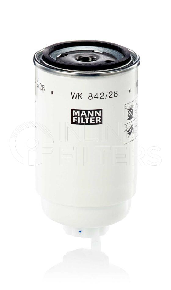 Mann WK 842/28. Filter Type: Fuel.