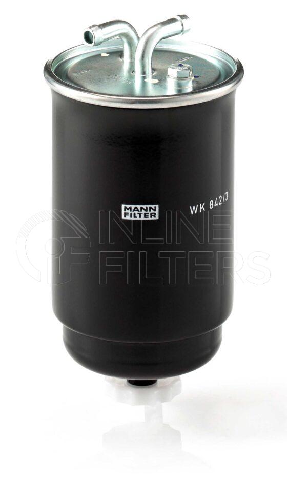 Mann WK 842/3. Filter Type: Fuel.