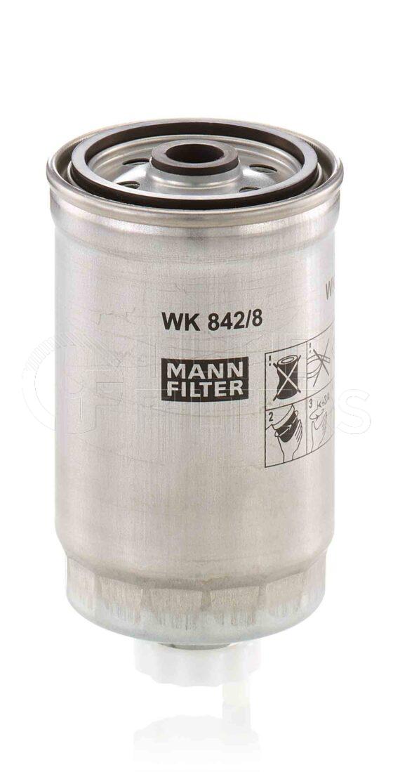 Mann WK 842/8. Filter Type: Fuel.