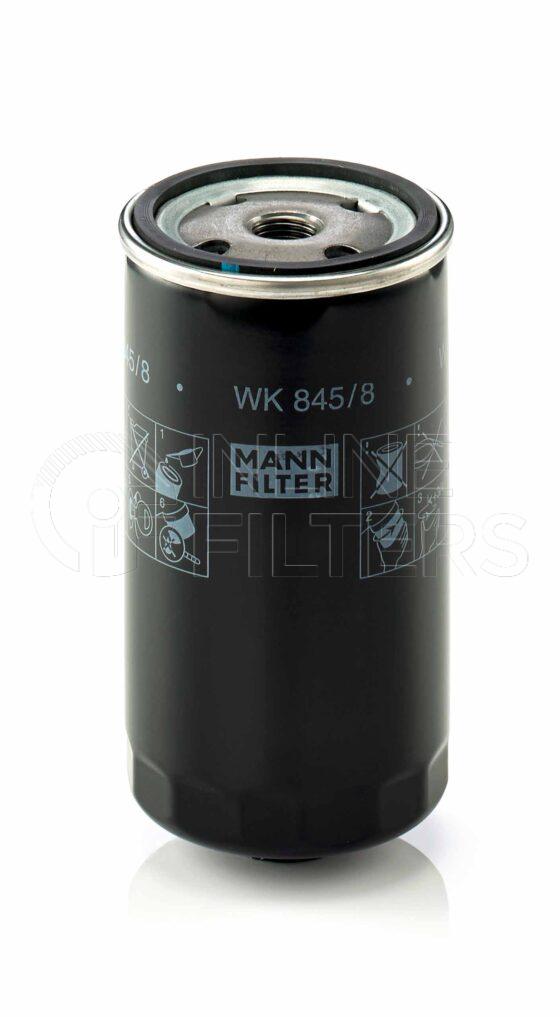 Mann WK 845/8. Filter Type: Fuel.