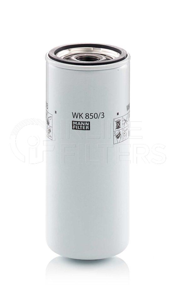 Mann WK 850/3. Filter Type: Fuel.