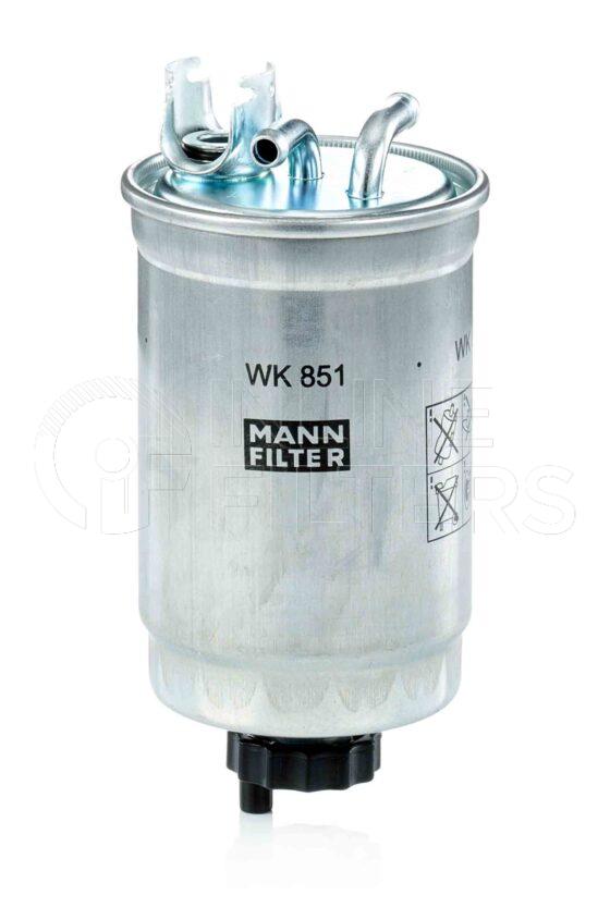 Mann WK 851. Filter Type: Fuel.