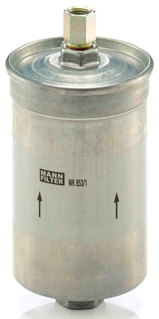 Mann WK 853/1. Filter Type: Fuel.
