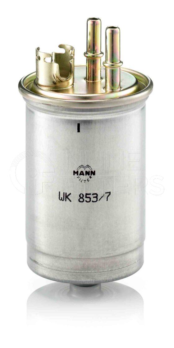 Mann WK 853/7. Filter Type: Fuel.
