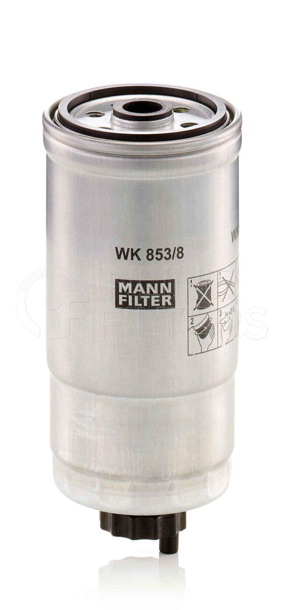 Mann WK 853/8. Filter Type: Fuel.