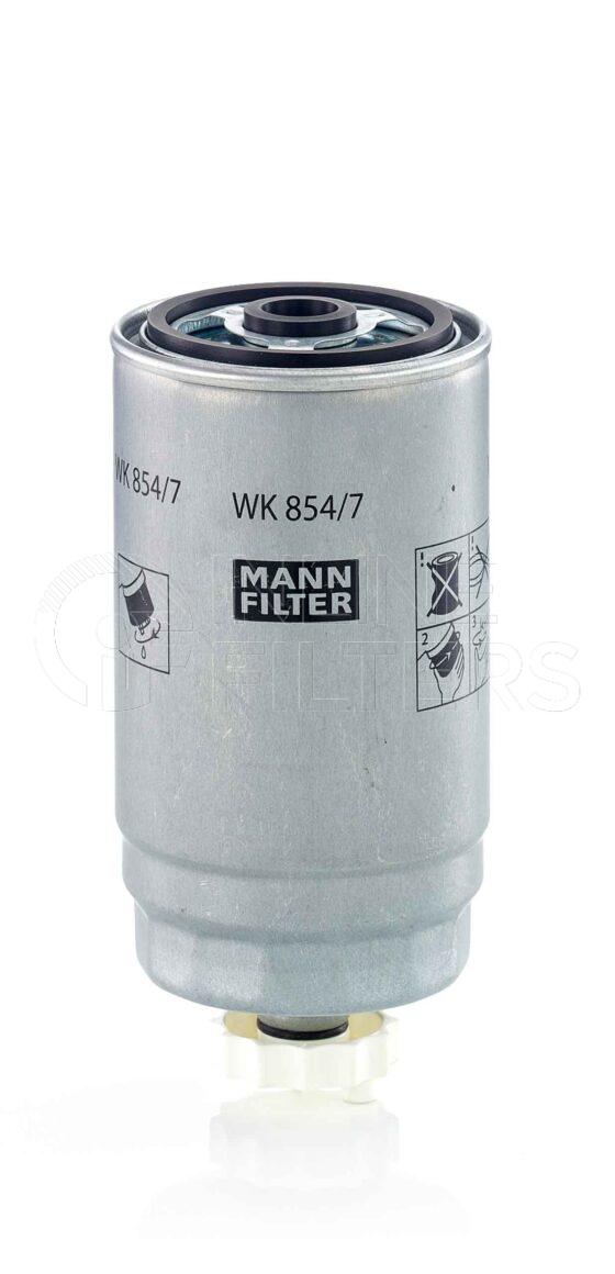 Mann WK 854/7. Filter Type: Fuel.