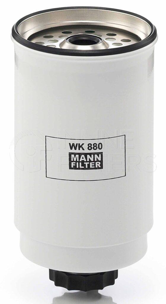 Mann WK 880. Filter Type: Fuel.