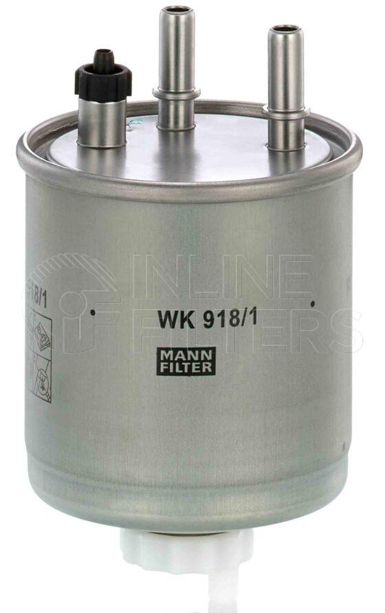 Mann WK 918/1. Filter Type: Fuel.