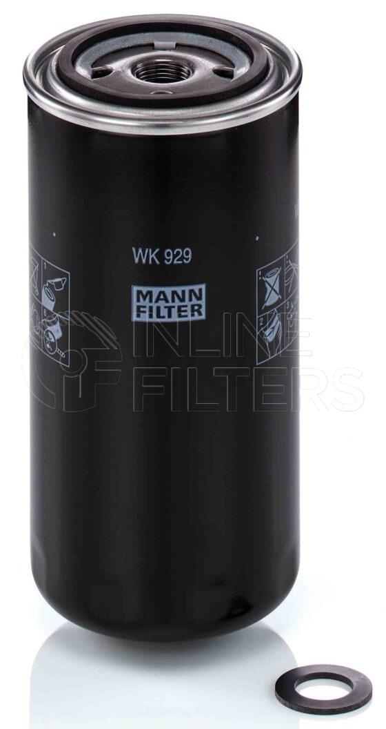 Mann WK 929 X. Filter Type: Fuel.