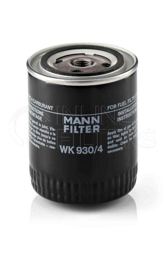 Mann WK 930/4. Filter Type: Fuel.