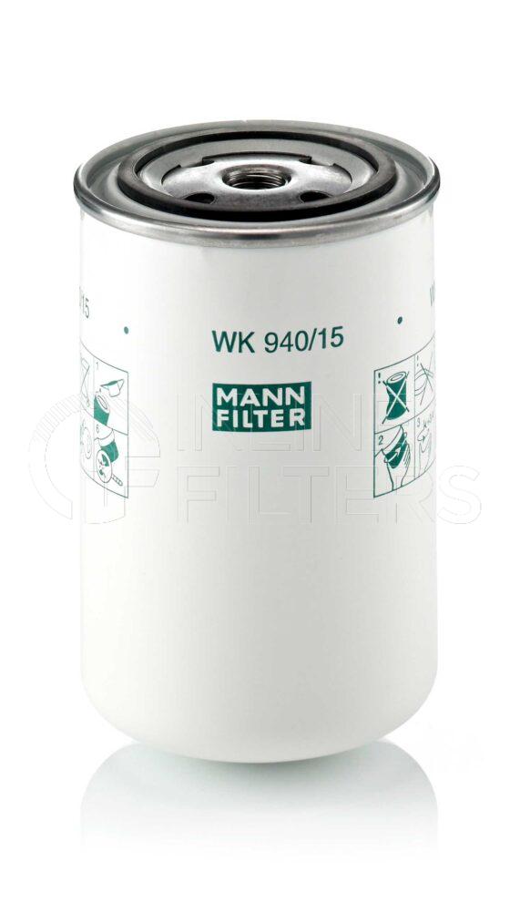 Mann WK 940/15. Filter Type: Fuel.