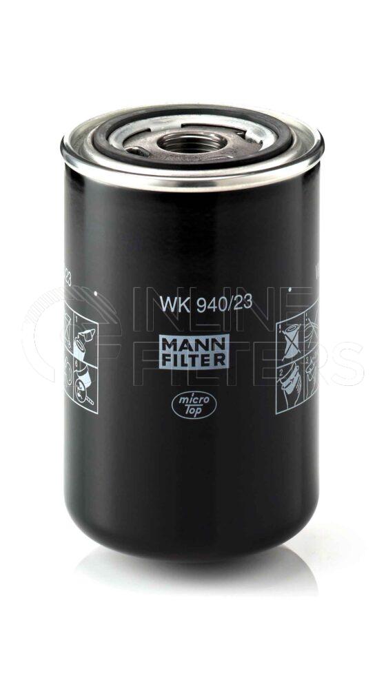 Mann WK 940/23. Filter Type: Fuel.