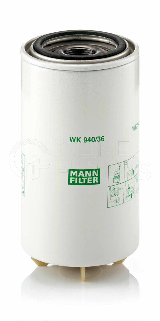 Mann WK 940/36 X. Filter Type: Fuel.