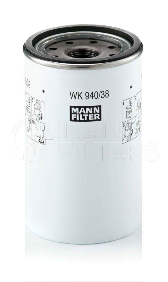 Mann WK 940/38 X. Filter Type: Fuel.