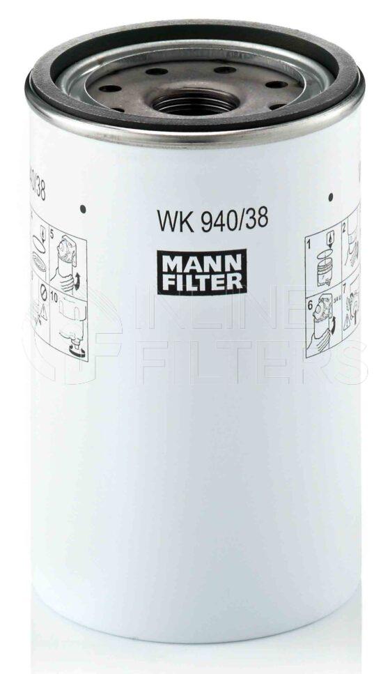 Mann WK 940/38 X. Filter Type: Fuel.