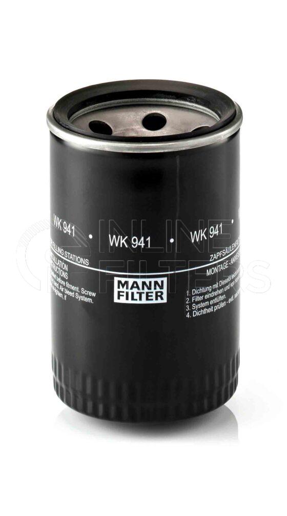 Mann WK 941. Filter Type: Fuel.