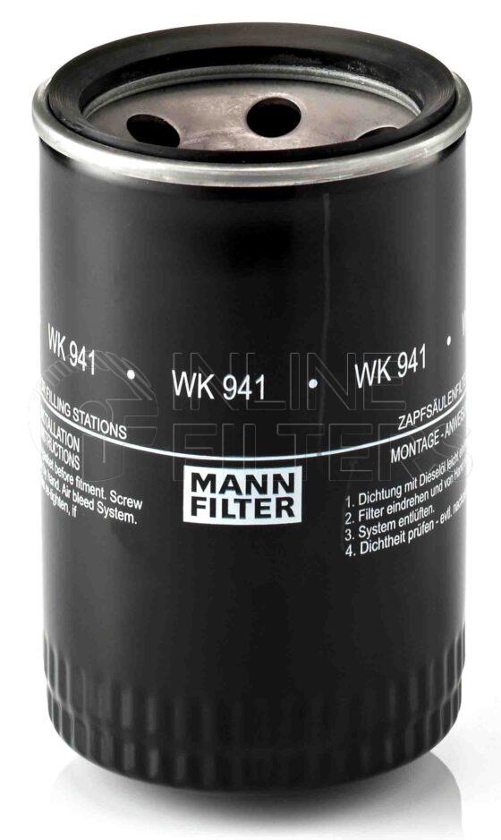 Mann WK 941. Filter Type: Fuel.