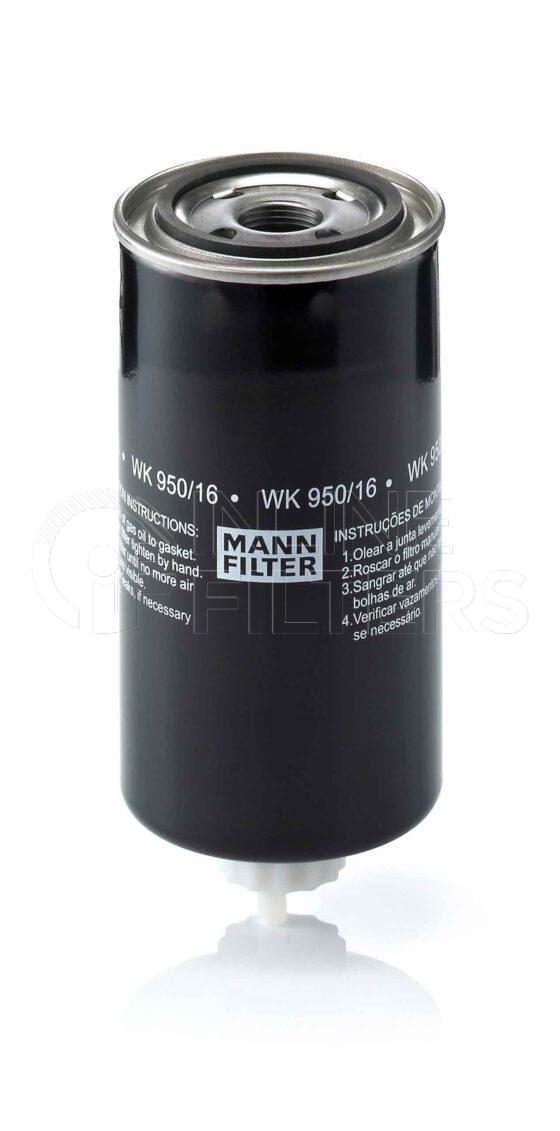 Mann WK 950/16 X. Filter Type: Fuel.