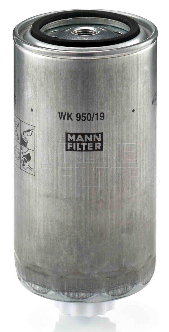 Mann WK 950/19. Filter Type: Fuel.