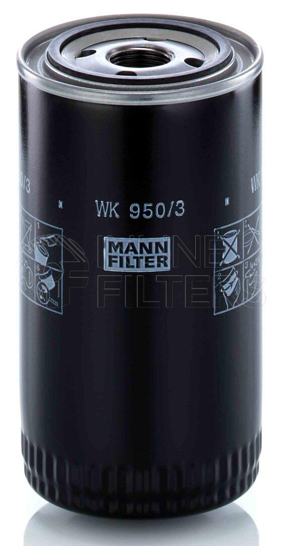 Mann WK 950/3. Filter Type: Fuel.