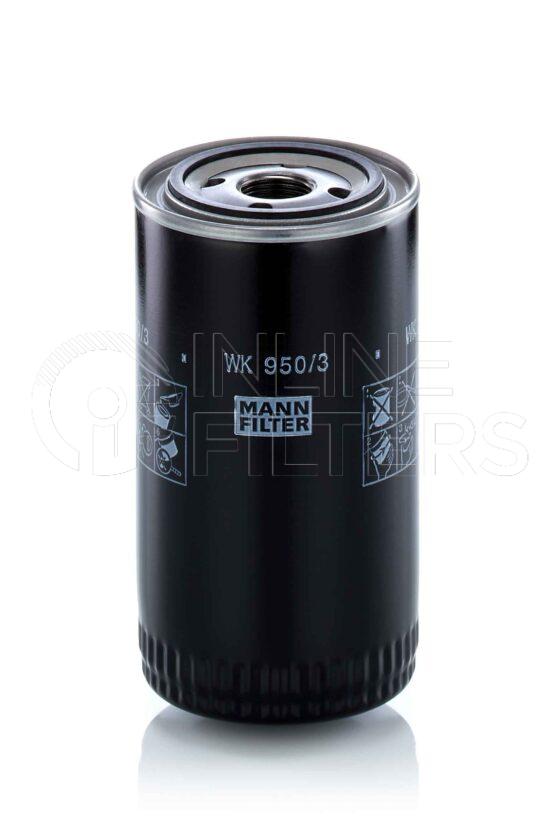 Mann WK 950/3. Filter Type: Fuel.