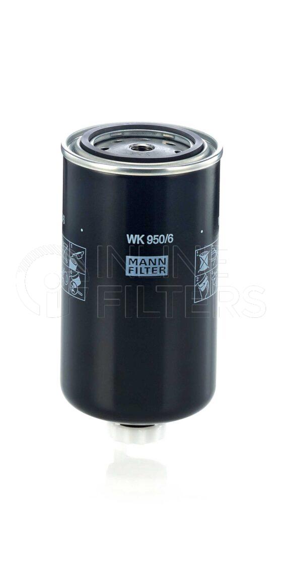 Mann WK 950/6. Filter Type: Fuel.