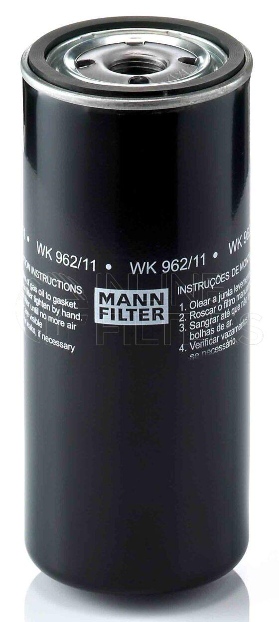 Mann WK 962/11. Filter Type: Fuel.