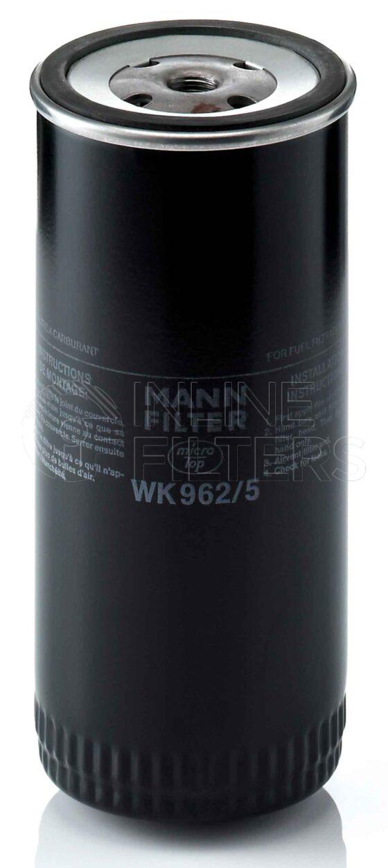 Mann WK 962/5. Filter Type: Fuel.