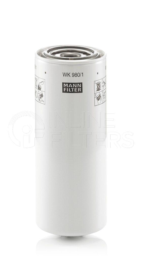 Mann WK 980/1. Filter Type: Fuel.