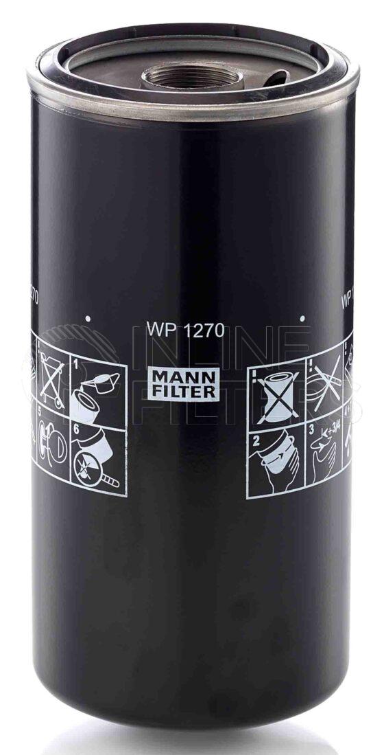 Mann WP 1270. Filter Type: Lube.