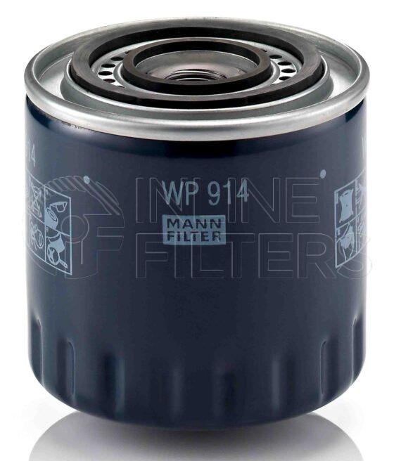 Mann WP 914. Filter Type: Lube.