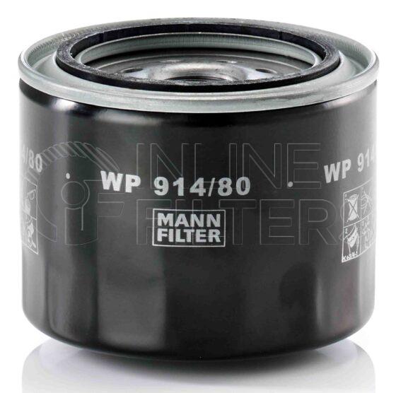 Mann WP 914/80. Filter Type: Lube.