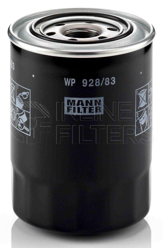 Mann WP 928/83. Filter Type: Lube.