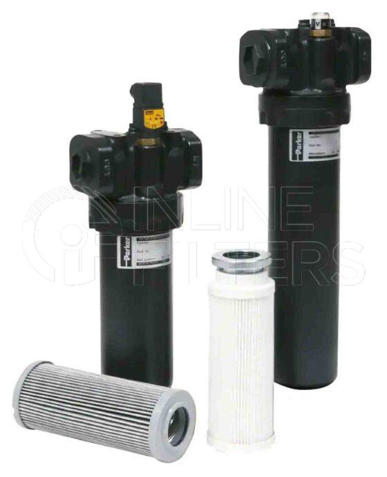 Parker 45M302QBPKG161. Details: Medium Pressure In-Line Filter - 45M Series - 45M302QBPKG161.