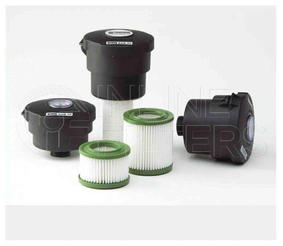 Parker EAB10P020HC73. Details: Hydraulic Reservoir Breather / Air Filter - EAB Series - EAB10P020HC73.