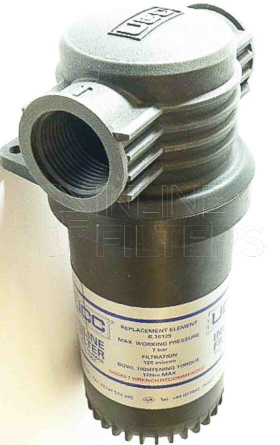 Parker IL761251. Hydraulic Filter Product – Brand Specific Parker – Housing Product Water filter housing Suitable for Water based liquids Media Stainless steel mesh Micron 125 micron Maximum Flow 120 lpm Maximum Working Pressure 7 bar Working Temperature -30deg C to +80deg C Seal Nitrile Bowl Tightening Torque 12 Nm Flow Direction: Outside to Inside Replacement Element: […]