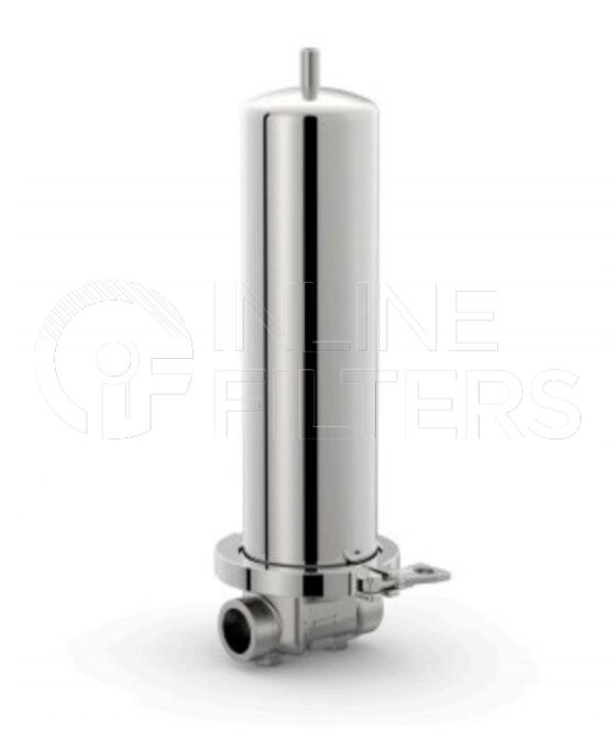 Parker PHW20116028. Water Filter Product – Brand Specific Parker – Housing Product PHW single pre-filter housing Material: Stainless steel Suitable for: Food & beverage industry Brand Parker Element FPK-M19R20A