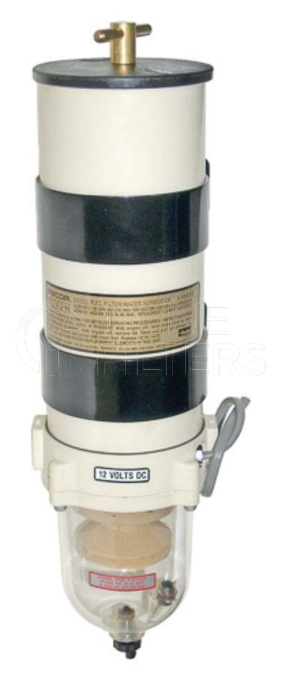 Racor 1002FH10. Fuel Filter Water Separator - Racor Turbine Series - 1002FH10.