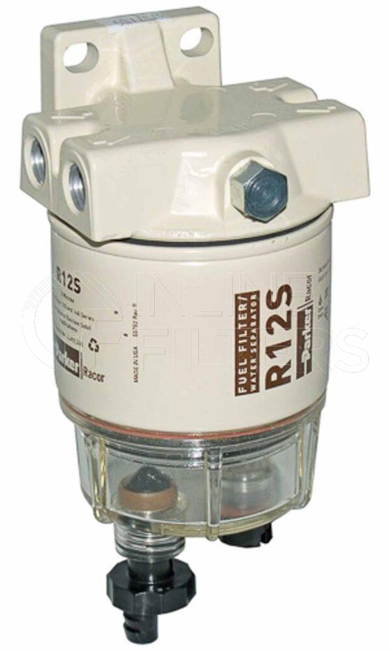 Racor 120AS. Fuel Filter Water Separator - Racor Spin-on Series - 120AS.