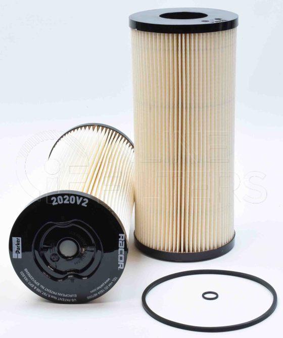 Racor 2020V2. Details: Replacement Cartridge Filter Element for Turbine Series Filters - Racor. Part : 2020V2.