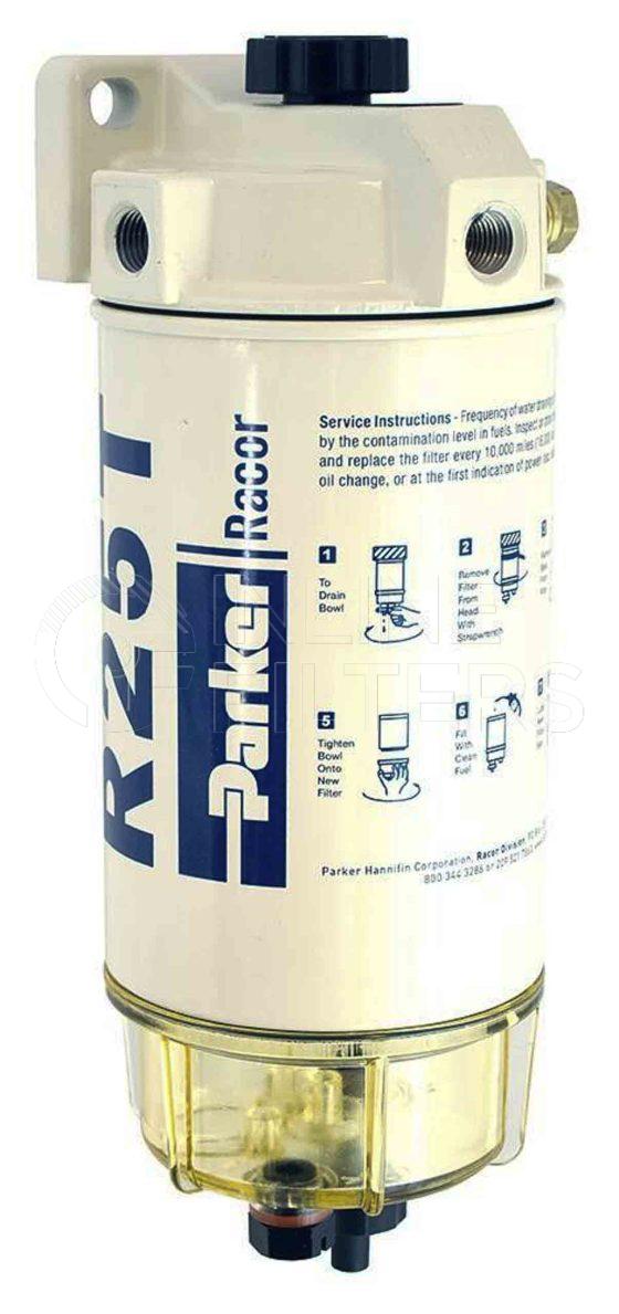 Racor 245R10MTC. Fuel Filter Water Separator - Racor Spin-on Series - 245R10MTC.