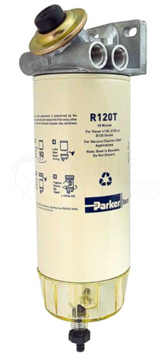 Racor 4120R10. Fuel Filter Water Separator - Racor Spin-on Series - 4120R10.