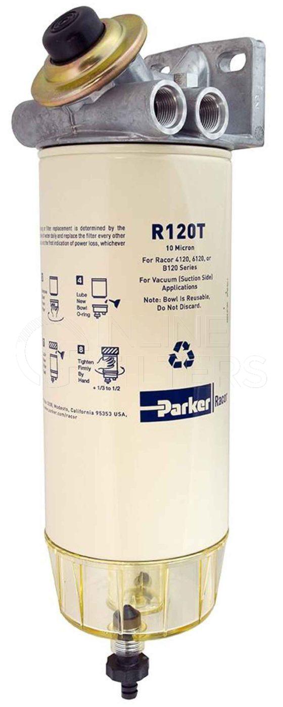 Racor 4120R10MTC. Fuel Filter Water Separator - Racor Spin-on Series. Part : 4120R10MTC.