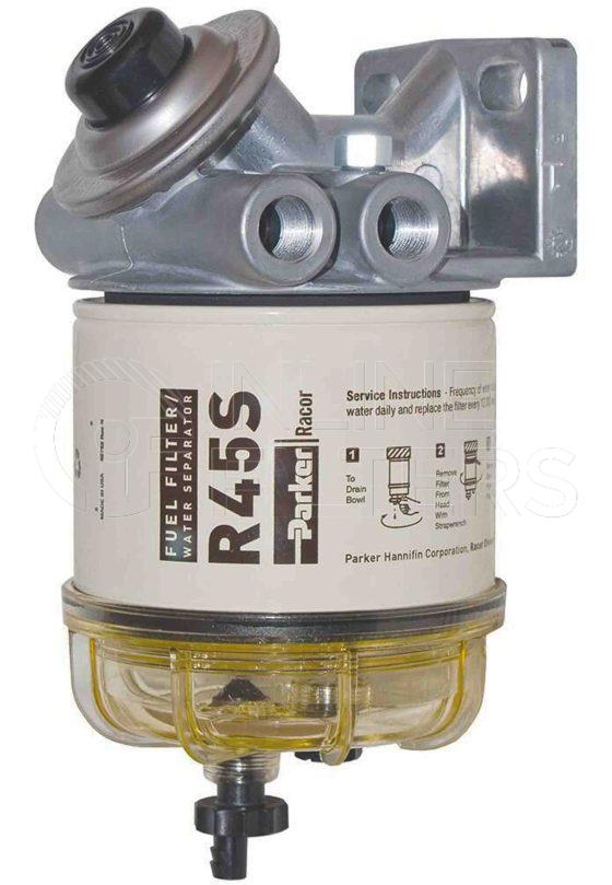 Racor 445R2. Fuel Filter Water Separator - Racor Spin-on Series. Part : 445R2.